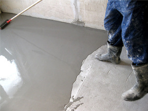 Гладкий бетонный пол