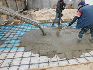 Применение в строительстве бетона