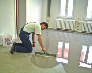Заливка и полировка бетонного пола