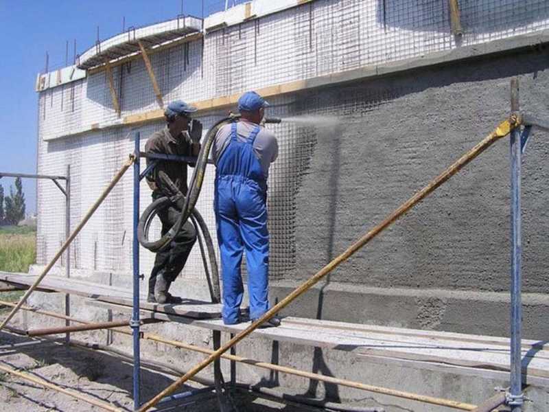 Состав смеси бетона торкрет