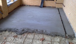 Делаем бетонный пол в гараже